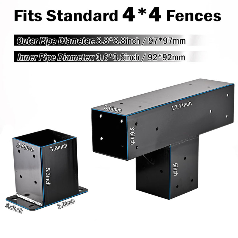 Anman Black Metal Hardware
