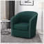 CHAISE PIVOTANTE, garniture cloutée-1961712380