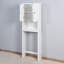 Armoire de rangement pour salle de bain en bois au-dessus de la toilette avec tablette réglable 23,62 x 7,72 x 67,32 po