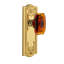 Grandeur Parthenon Plate Passage with Baguette Crystal Door Knob-1938320736-1938320750