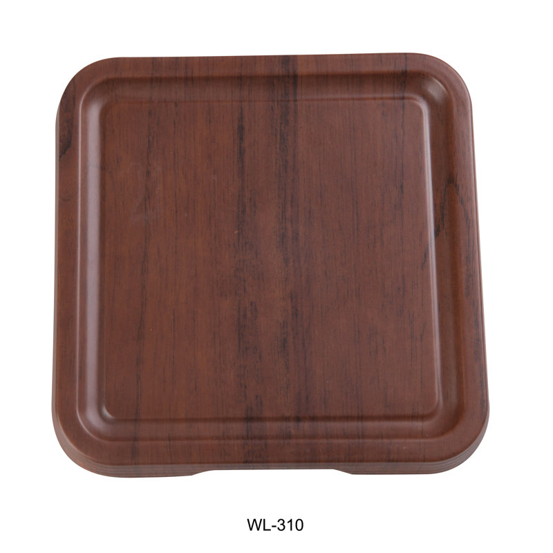 PLATEAU CARRÉ 9 1/2 po X 1 po Yanco WL-310 Woodland