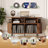Turntable Stand with Cabinets-61306267