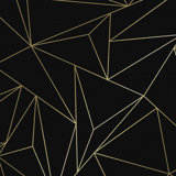 Geometric Metallic Wallpaper Double Roll