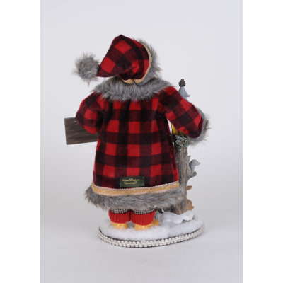 Lighted Forest Friends Santa