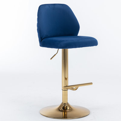 Tabouret de bar rotatif 2 pièces Janney