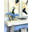Modern Orchid Arrangement in Mirrored Glass Vase-1179296737
