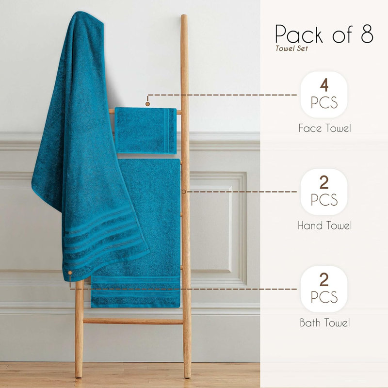 100% Cotton, Teal