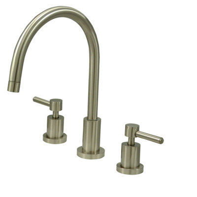 South Beach Double Handle Widespread Kitchen Faucet