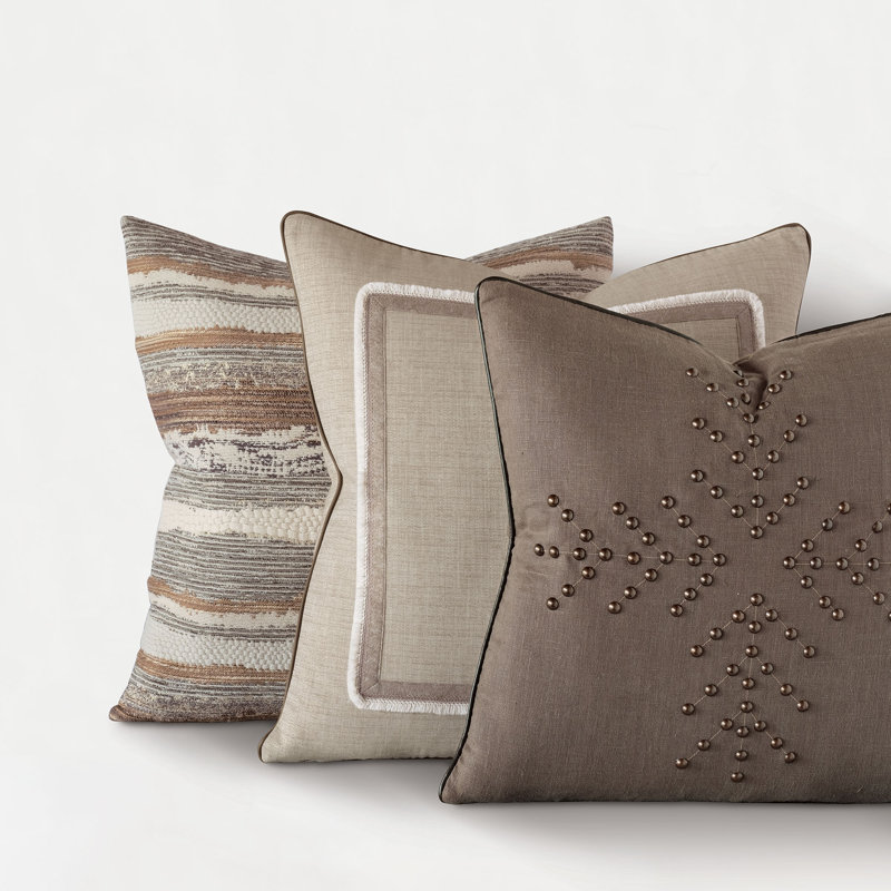 Bellingham Linen Square Pillow Cover & Insert