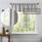 Nashaley Cotton Tailored Window Valance in Gray-897181709