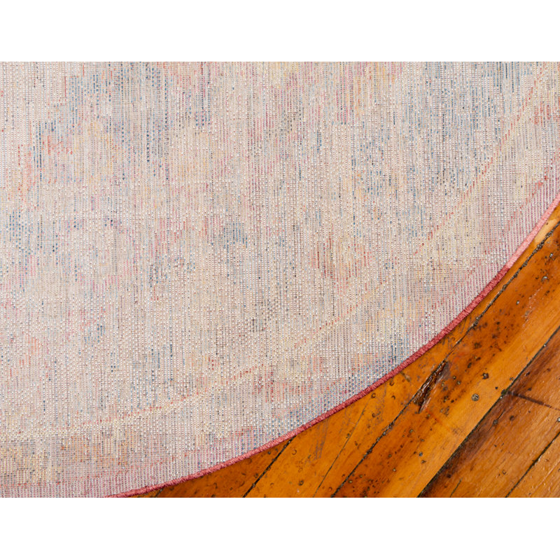 Rosamonde Oriental Indoor Rug, Round 6'1"