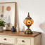 Lampe de table à 1 lumière en mosaïque de style tournesol 5 "Tiffany (ampoule incluse)