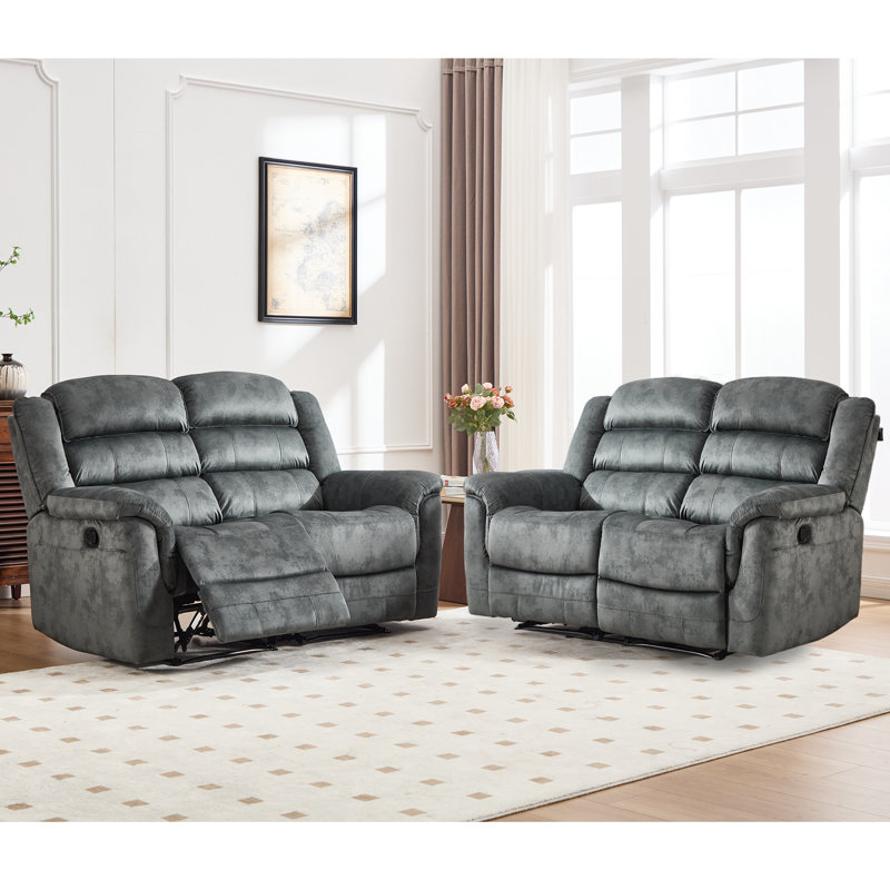 Causeuse 63 po, Gris