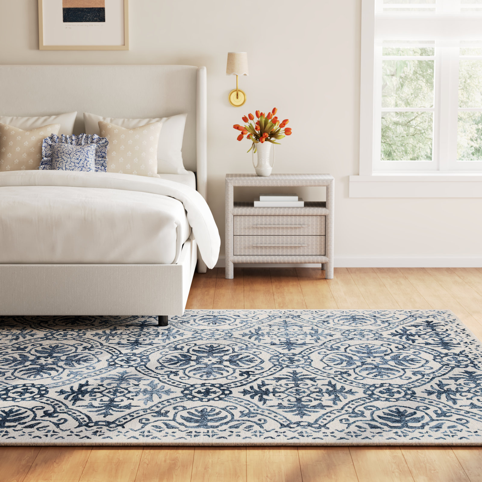 Nina Hand-Tufted Oriental Rug, Rectangle 10' x 14'