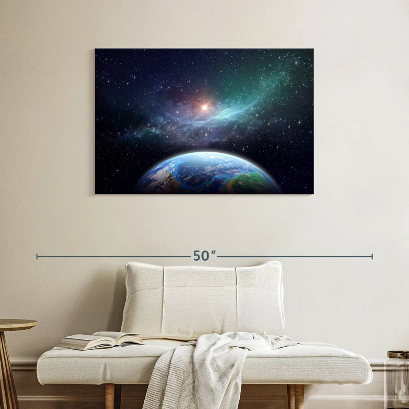 Oberle Exoplanet, 26" H x 39" W