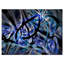 «Symmetric Spiral Blue Flower», impression-35062366-35062374