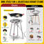 Poêle à paella antiadhésive Arc, ensemble de brûleur et support à paella en acier inoxydable, ensemble de poêle à paella avec brûleur au propane, sac de transport, spatule wok, supports pliables parfaits pour marmite, wok (16 portions)-104191453