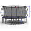Trampoline 14 pi - Noir rouge - Hauteur du cadre 90 cm
