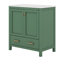 Ensemble de meuble-lavabo avec meuble-lavabo double, tablette de rangement et tiroirs divisés-116306217