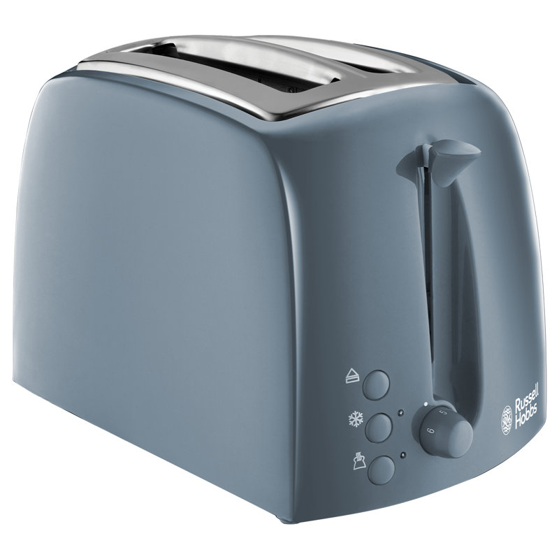 Russell Hobbs 2 Slice Textures Toaster, Grey