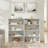 Bookshelf with Adjustable Shelf 8-layer Storage-1263615422