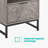 Sled End Table with Built-In Outlets-66699406