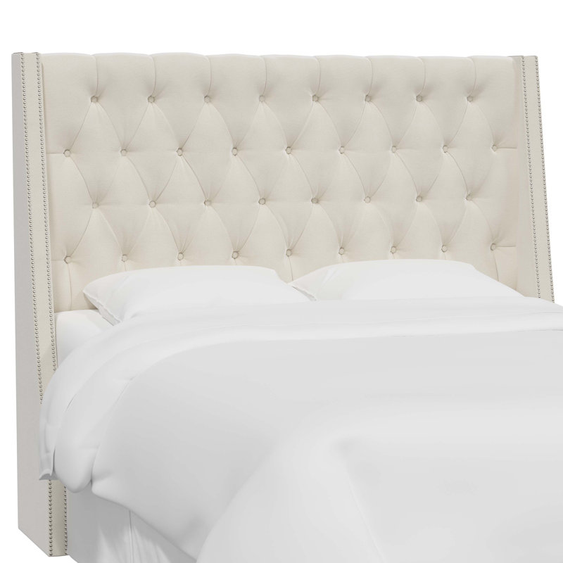 Crosston Upholstered Headboard, California King, Classic Pearl Performance Velvet, Velvet