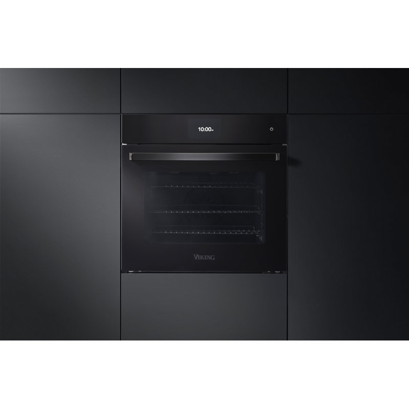 30"W. Single Electric Oven, Black Glass