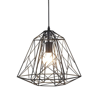 Luminaire suspendu cage moderne 1 lumière Modern