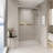 44-48 In. W X 72 In. H Double Sliding Shower Door, Semi-Frameless Bypass Bathroom Sliding Door With 1/4" (6Mm) Tempered Glass For Walk-In Shower-120984599