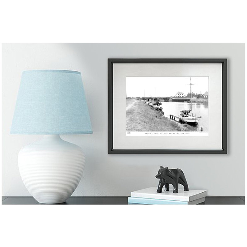 South Ferriby, River Ancholme And Lock C1965 by Francis Frith - Single Picture Frame Print, 28cm H x 36cm W x 2.3cm D