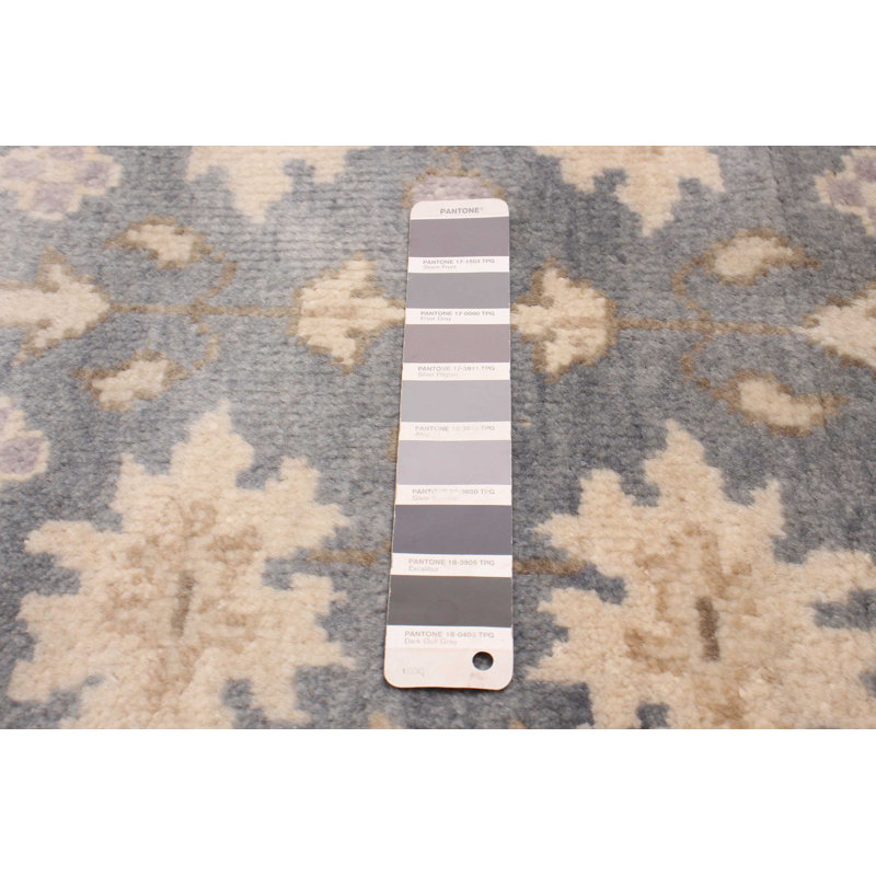 Tapis unique gris de 2 pi 6 po x 19 pi 6 po Antoni
