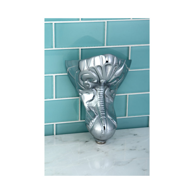 Kingston Brass Aqua Eden 4-Piece (Set) Tudor Cast Iron Tub Feet, Chrome