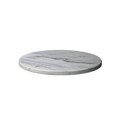 Round Indoor Powdercoated Wood Table Top
