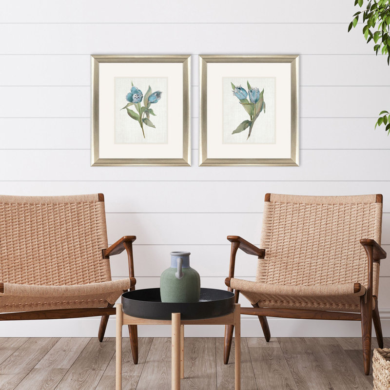«Blue Tulip», art encadré