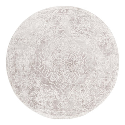 Audres Oriental Gray/Ivory Area Rug