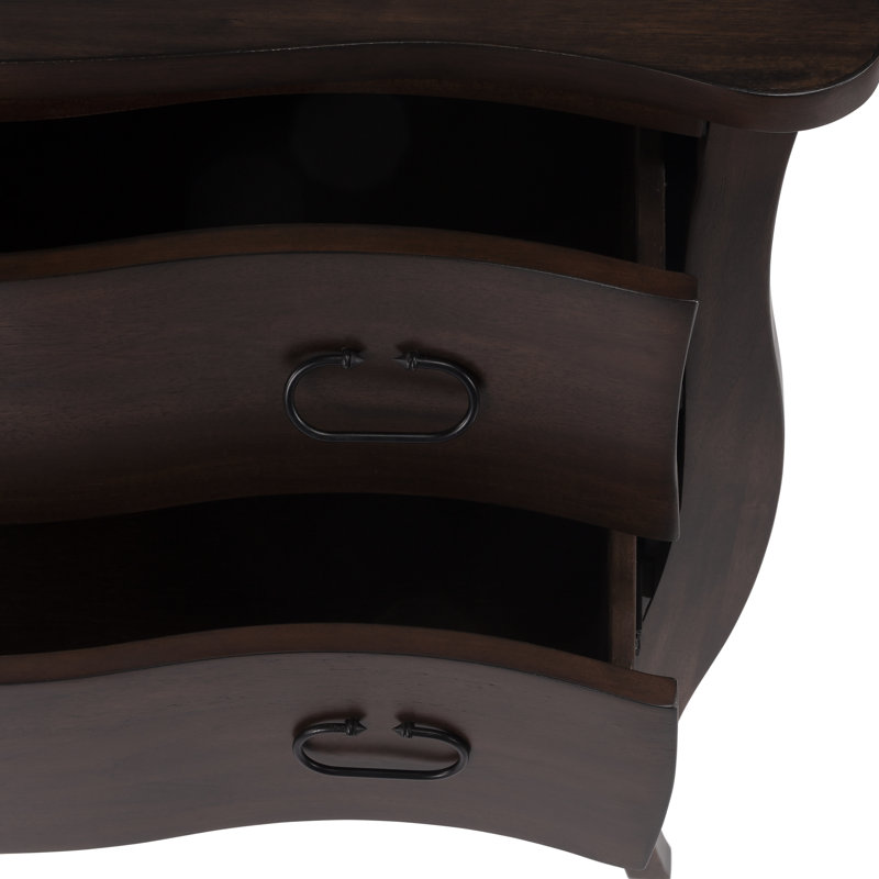 Easterbrook 2 Drawer Accent Chest, Antique Walnut