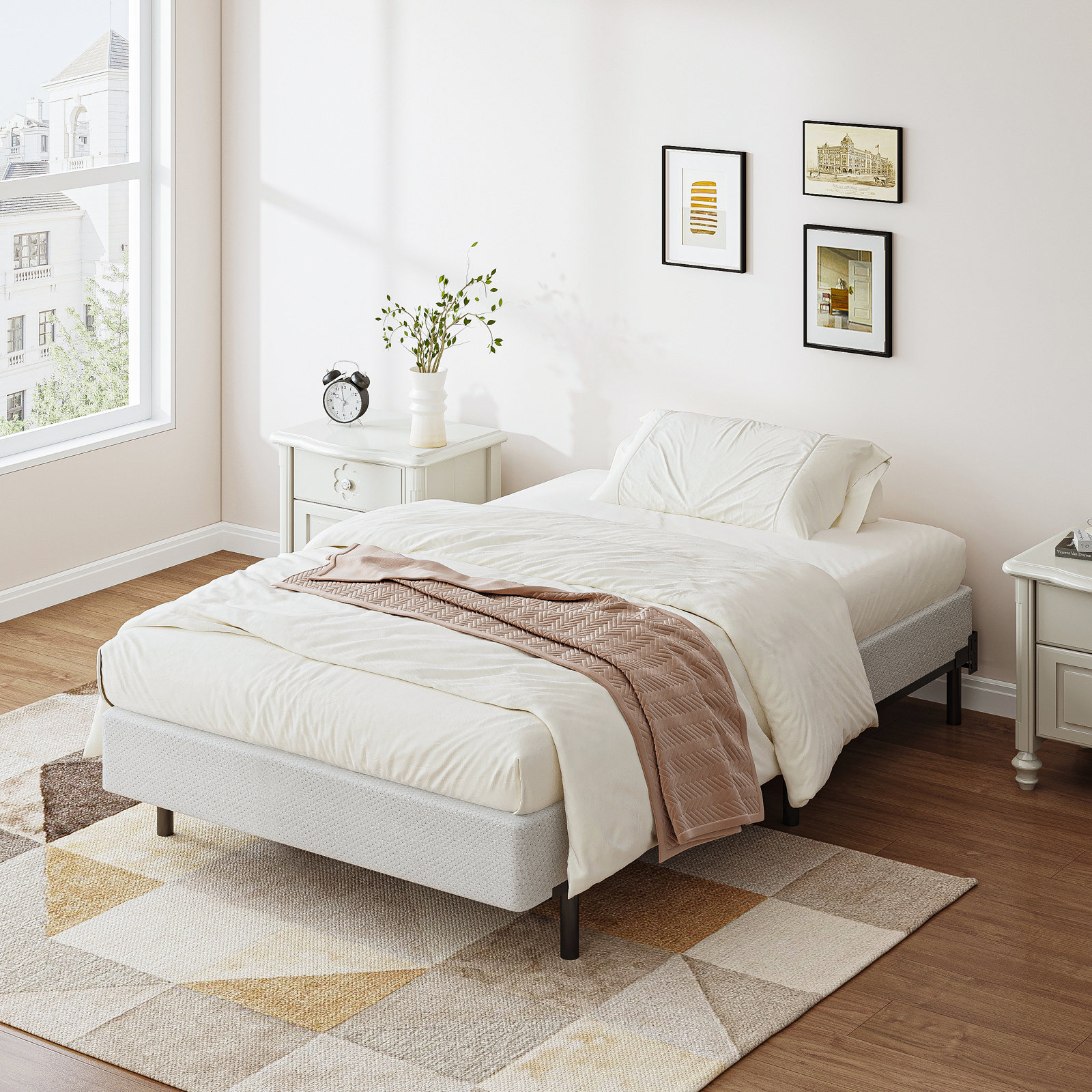 Nazarene Easy Assembly Box Spring, Twin