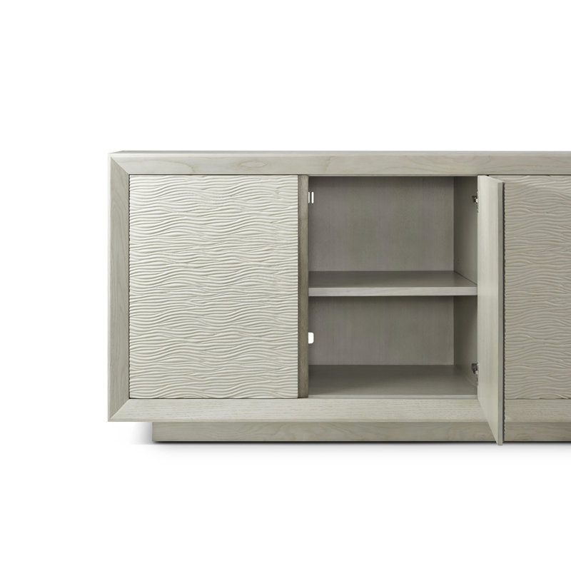 Essence 90.25'' W Solid Wood Sideboard, Opal
