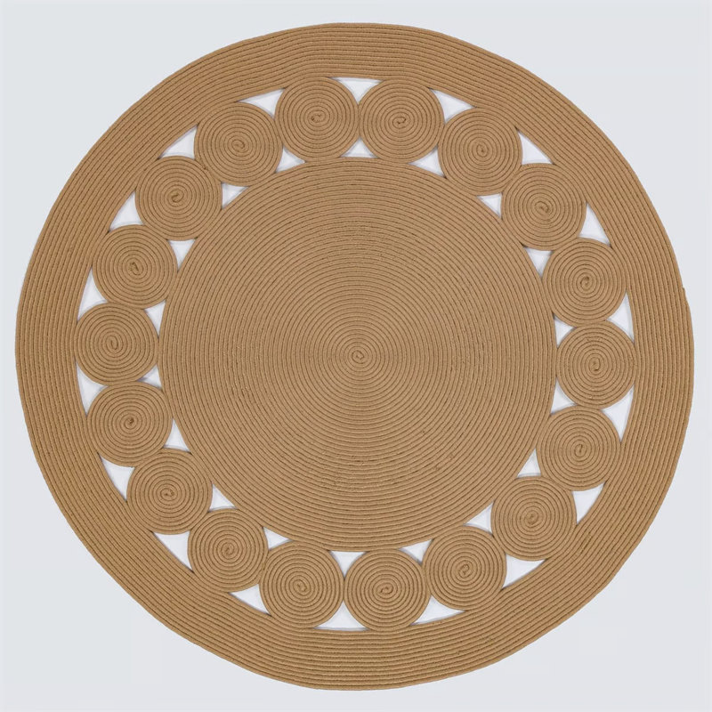 Tapis rond Seairra, Rond 6 pi 7 po