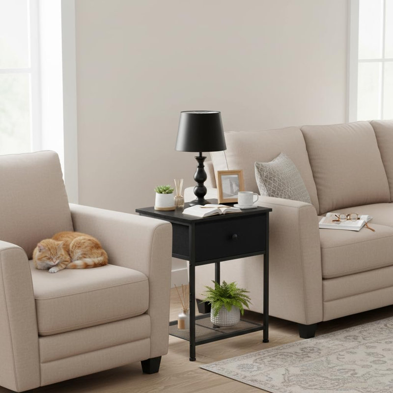 End Table, Black