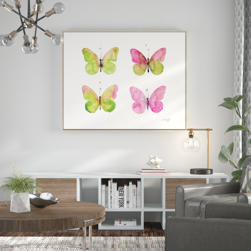 Kathy Morton Stanion - Painting on Canvas, Timber Floater Framed, 76cm H x 102cm W