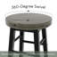 Swivel Solid Wood Counter Stool