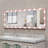 Full Body Vanity Mirror With 3 Color Modes Wall Lighted For Dressing Room Bedroom Hotel Touch Control