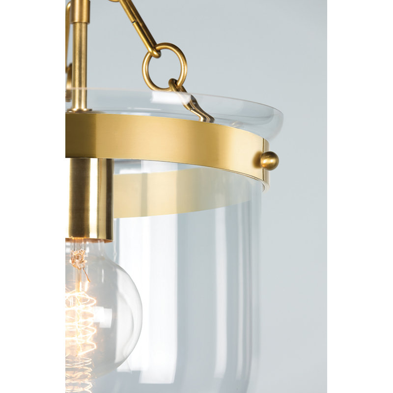 DUNBAR Semi Flush par Ariel Okin, Laiton vieilli
