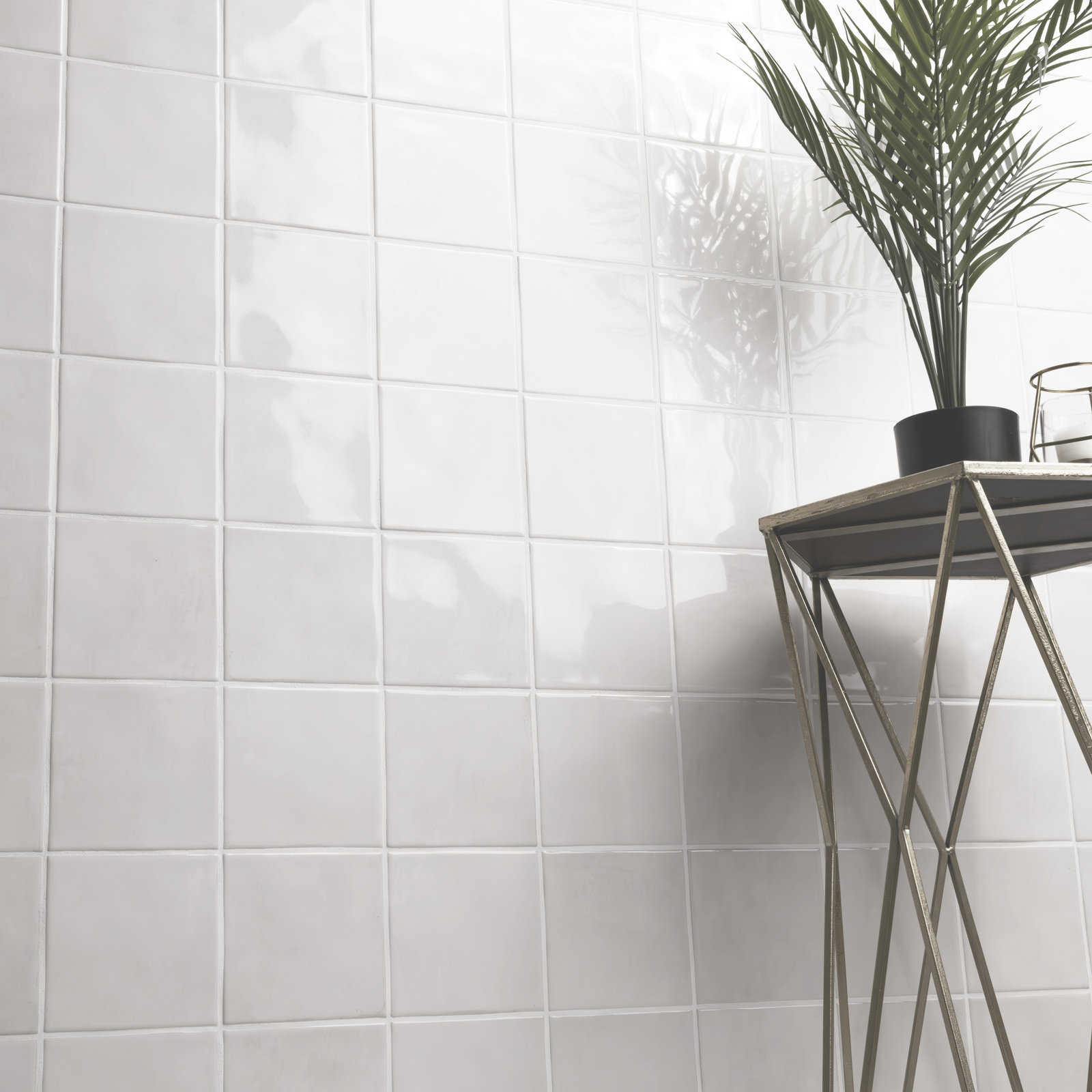 Renzo Ceramic Wall Tile, Dove