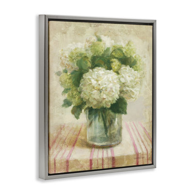 "Cottage hortensias en toile blanche" par Danhui Nai