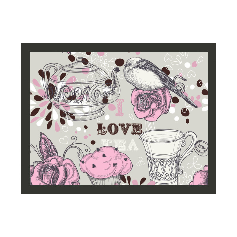 Afternoon Tea 2.70m x 350cm Wallpaper, 200 cm x 154 cm