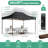 10×15FT hexagonal tube canopy with tube, same colour edging, and cloth-114119312