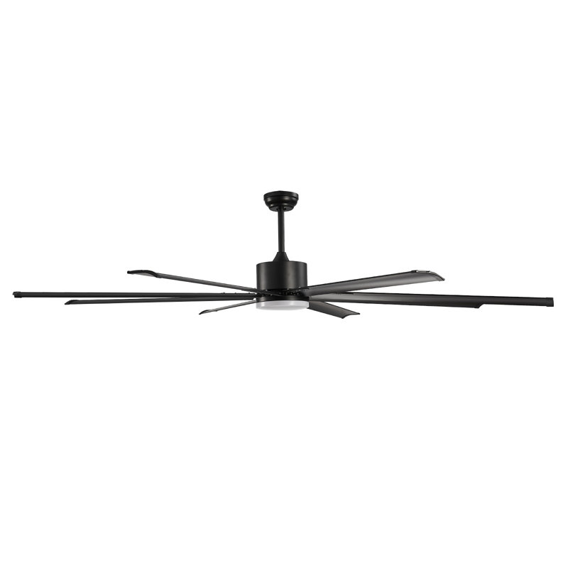 84 In Ceiling Fan with Light, 6-Speed Remote Control, Dimmable 3-Color Temperature, Reversible DC Motor, Low Profile Flush Mount Fan for Bedroom, Living Room, Indoor/Outdoor Use